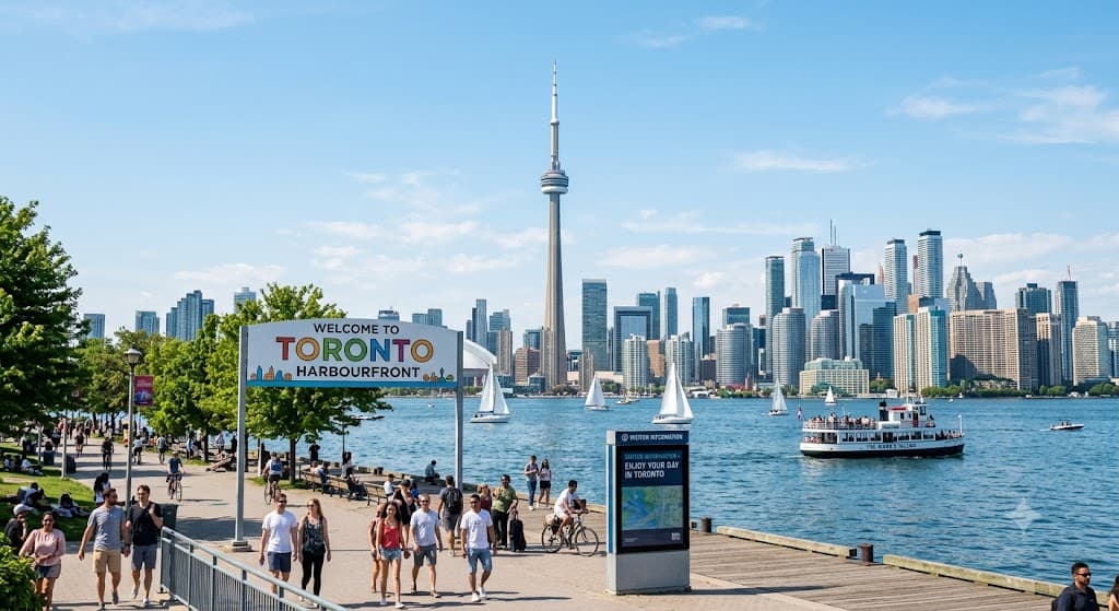 Greater Toronto Area skyline and service region