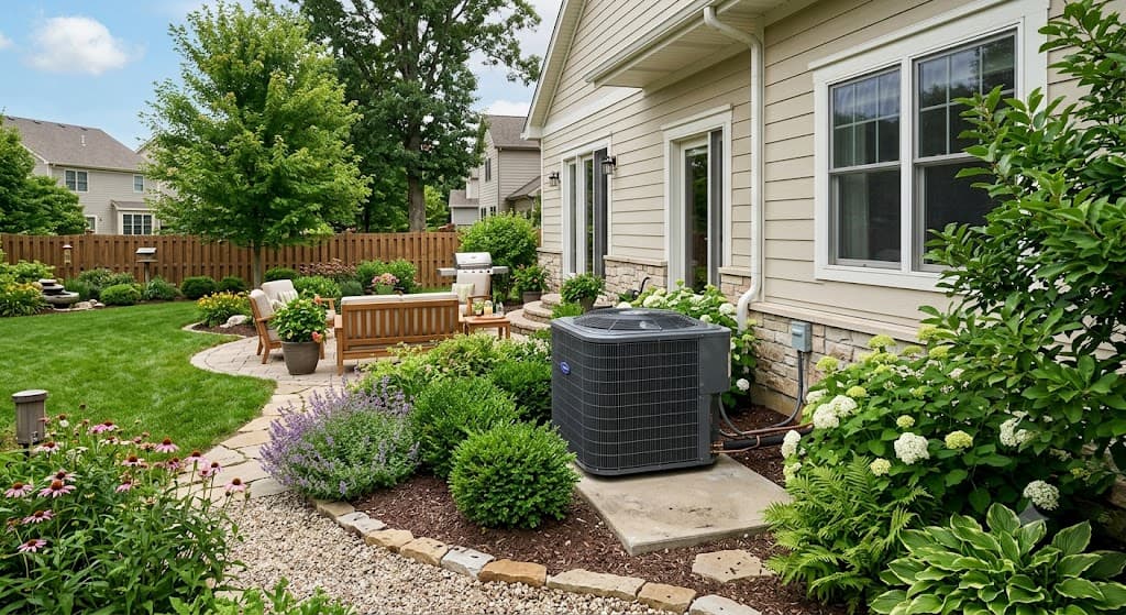 HVAC outdoor unit inspection